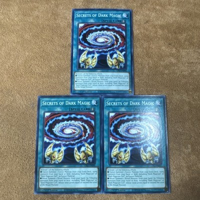   3x YUGIOH Secrets of Dark Magic LDS3-EN096 COMMON NEAR MINT PLAYSET  