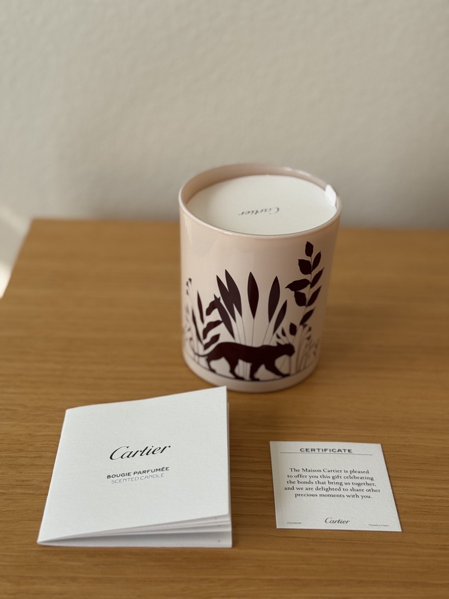 CARTIER PANTHERE BOUGIE PARFUMÉE SCENTED CANDLE - NEW VIP
