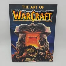 The Art Of Warcraft Blizzard Video Game Book Vintage 2002 1st Print Softcover