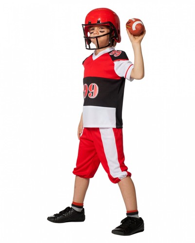 Football Spieler Kinderkostüm für Karneval - Bild 2 von 12