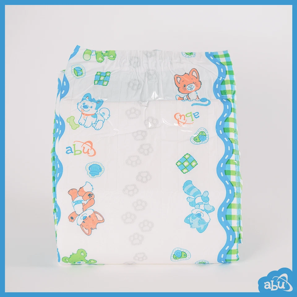 ABUniverse ABU Little Pawz Diapers -Pack of 10/Case of 40 ABDL Disposable Diaper - Image 4 of 4