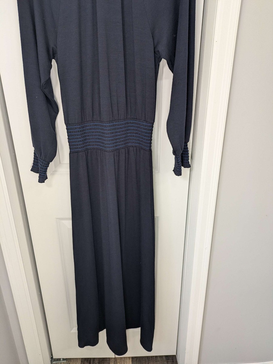 blue dress with red accessories Ann Taylor Dresses main image 0