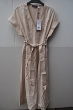 Image of MINT VELVET ZIP FRONT BELTED MIDI DRESS SIZE UK 6