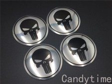 4pcs 56mm Car Wheel Rim Center Hub Cover Cap Skull Decal Stickers Badge Emblem 4pcs 56mm Car Wheel Rim Center Hub Cover Cap Skull Decal Stickers Badge Emblem