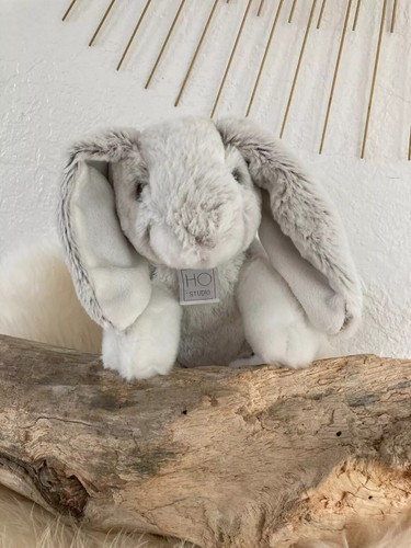 21⚜️ Peluche Doudou Le Lapin Blanc Histoire D'ours Hauteur 24 Cm - Photo 2/7