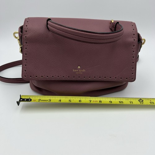 Kate Spade New York Satchel Crossbody Leather Pink PXRU7042 Some Marks READ - Picture 9 of 14