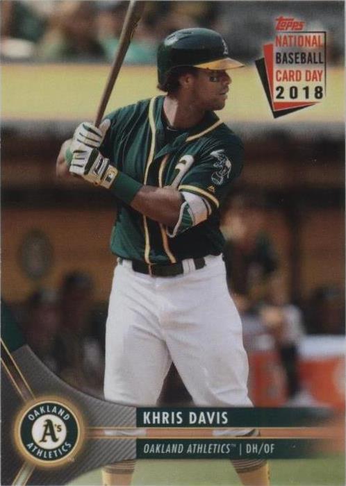 2018 Topps National Baseball Card Day - Khris Davis #11 - 1 of 1