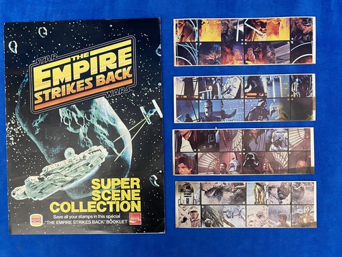 Star Wars The Empire Strikes Back Burger King Exclusive Stickers Mini Poster Set - Bild 1 von 3