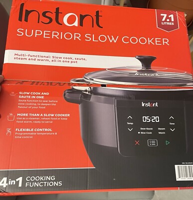 Instant Superior in Slow Cooker L Black UK