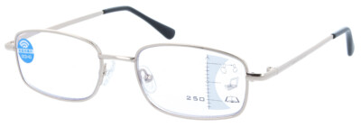 Erweiterte Lesebrille / Gleitsichtbrille CONNY in Gold mit Blaulichtfilter NEU