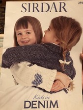 Strickmagazin Kids Kinder Denim Tweed Strickpullover x27 Seiten hübsch Spitze