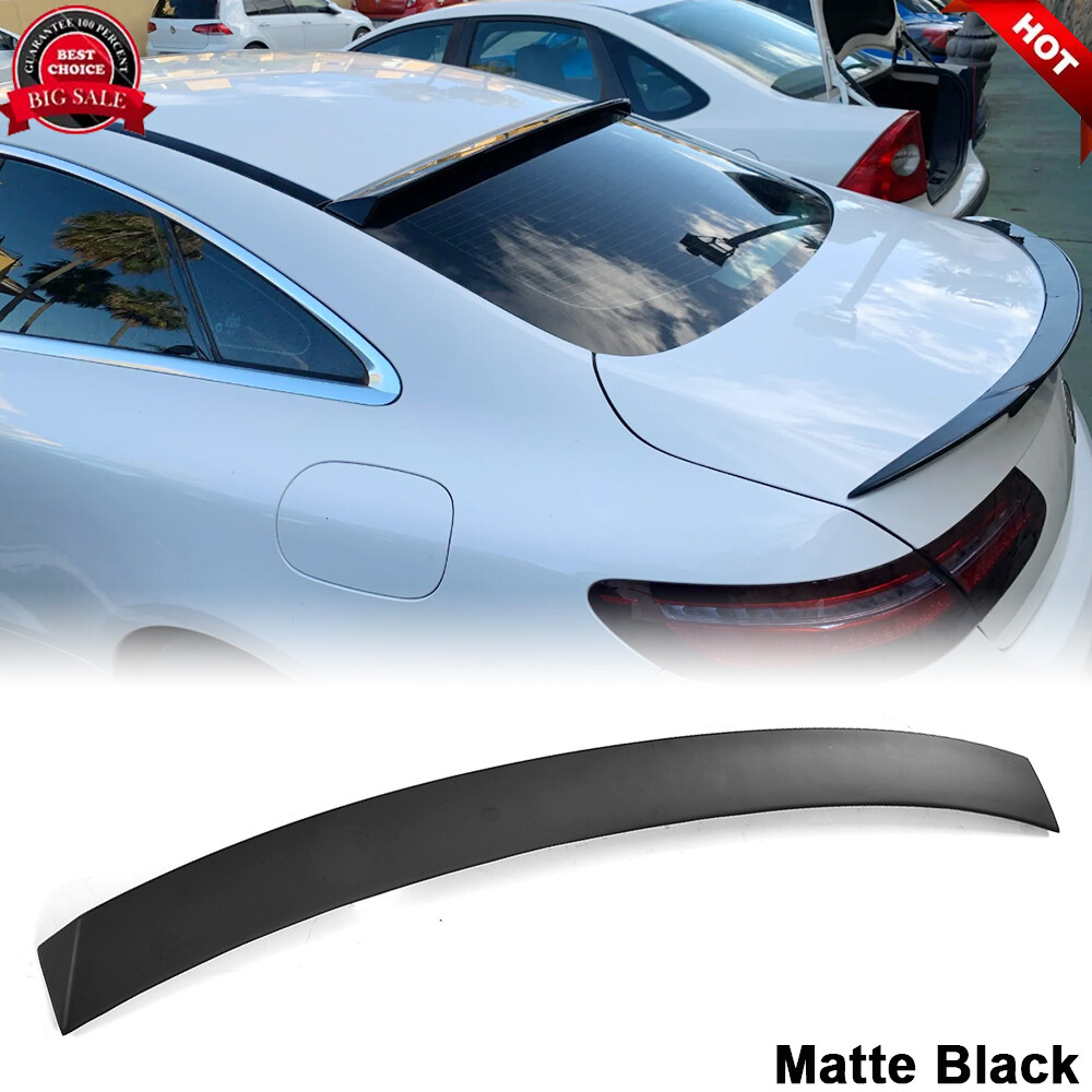 For Mercedes-Benz E Class C238 E53  Coupe Matte Black Rear Roof Spoiler Wing