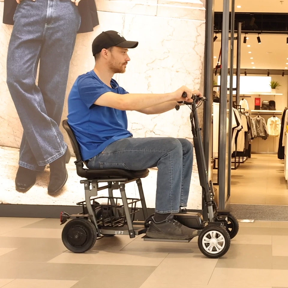 Freejoyer Mobility Scooter Folding Bürgersteig Reisen Fahrradtaxi 36V 300W 8AH