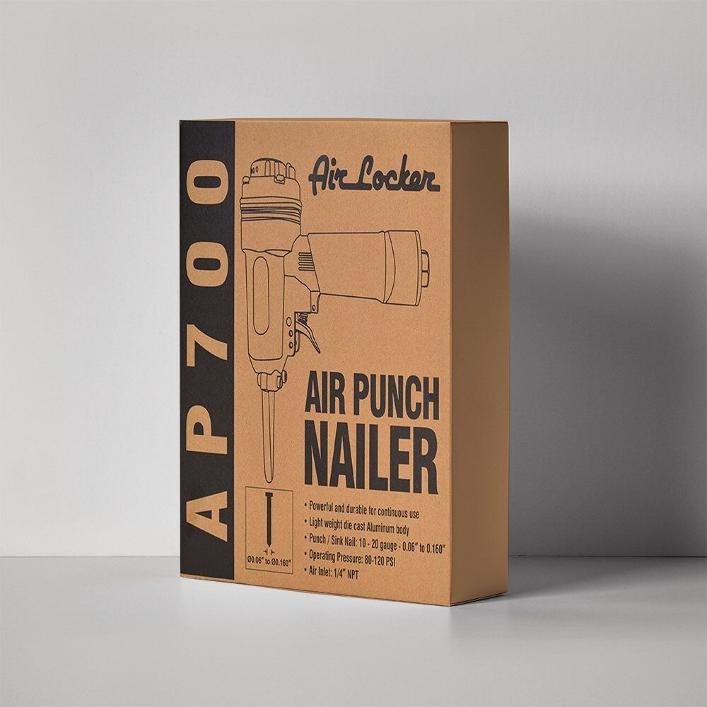 Dénailleur à Air Comprimé Air Locker AP700 – Professionnel, Ultra-robuste – Pour Clous De 10 à 20 – Entrée 1/4 NPT – 80-120 PSI