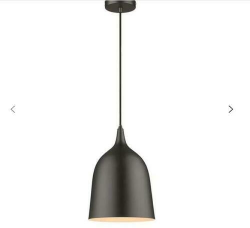 Serene Lighting Crofton Matt Black Light Dome Pendant SL00012-RRP £91.99