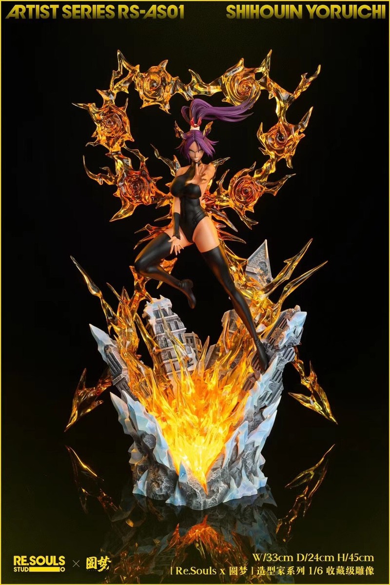 BLEACH Shihouin Yoruichi 1/6 Resin Model Painted Statue Re soul