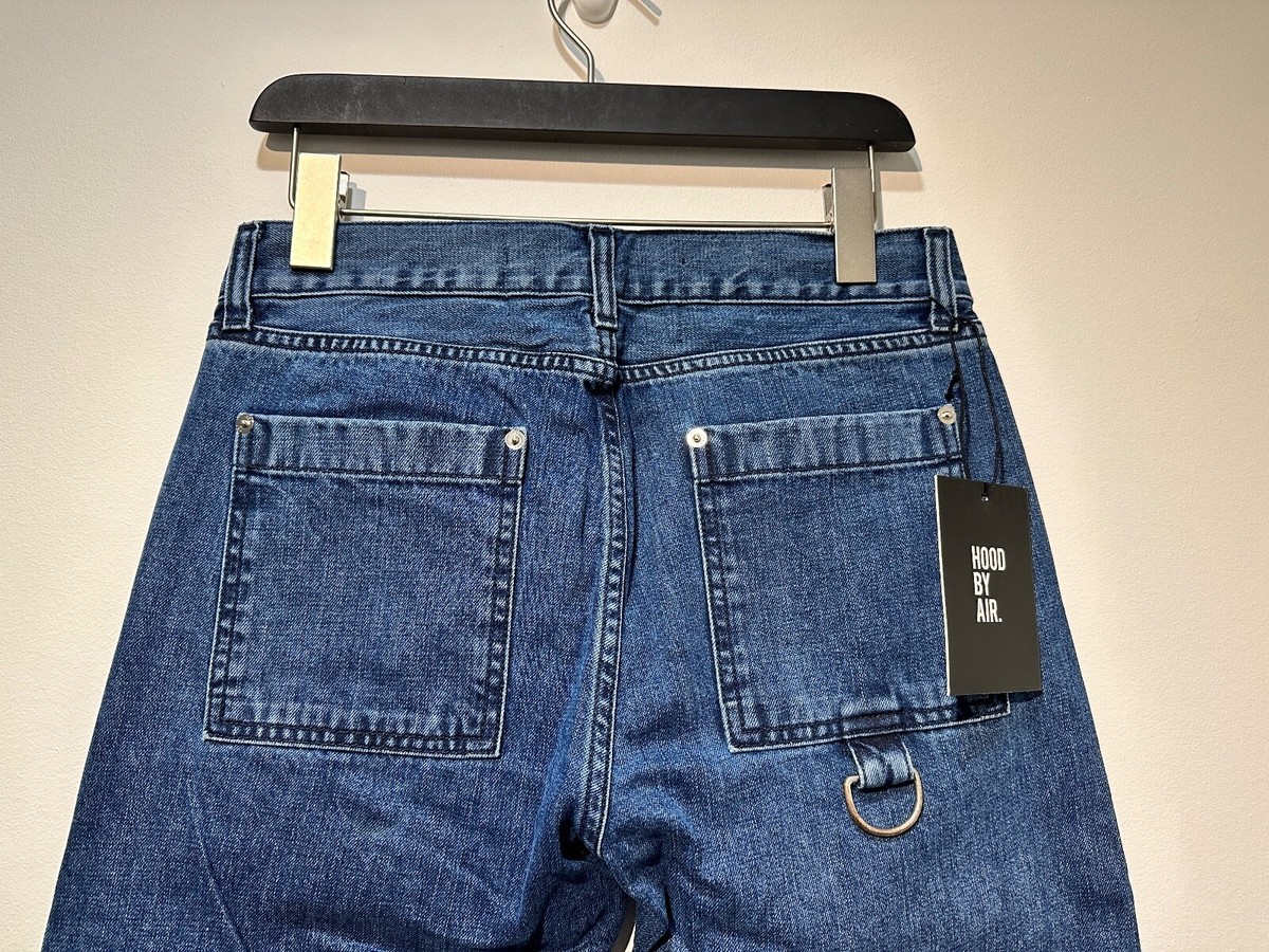 HBA Hood by Air patch jeans, $900+ made in Italy HBA Hood by Air