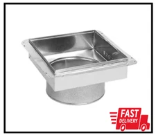 10 In. X 10 In. To 8 In. Ceiling Register Box | In Hvac Steel Vent Duct