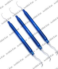 3-Piece Gracey Curettes Set 5/6 – Blue Color –Double Ended Instrument #GR56