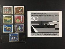 FRG PHOTO ESSAY 1965 468/474 IVA TRAFFIC EXHIBITION DRAFT DRAFT RARE!! e1700