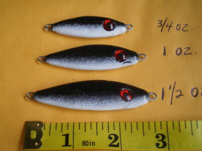 18 PCS SHAD JIG/SPOON STYLE LURE BAIT 1-1/2,1,3/4 OZ 6ea 3 18 PCS SHAD JIG/SPOON STYLE LURE BAIT 1-1/2,1,3/4 OZ 6ea 3
