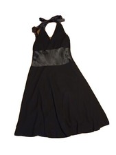 Jones Wear Dress Women's 10 Sexy Black Evening Cocktail Party Halter Whimsigoth