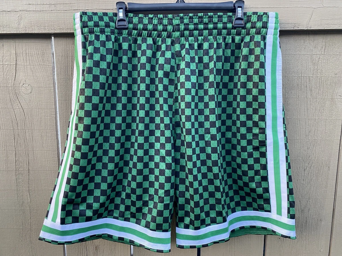 Mitchell and ness checkered shorts 2025