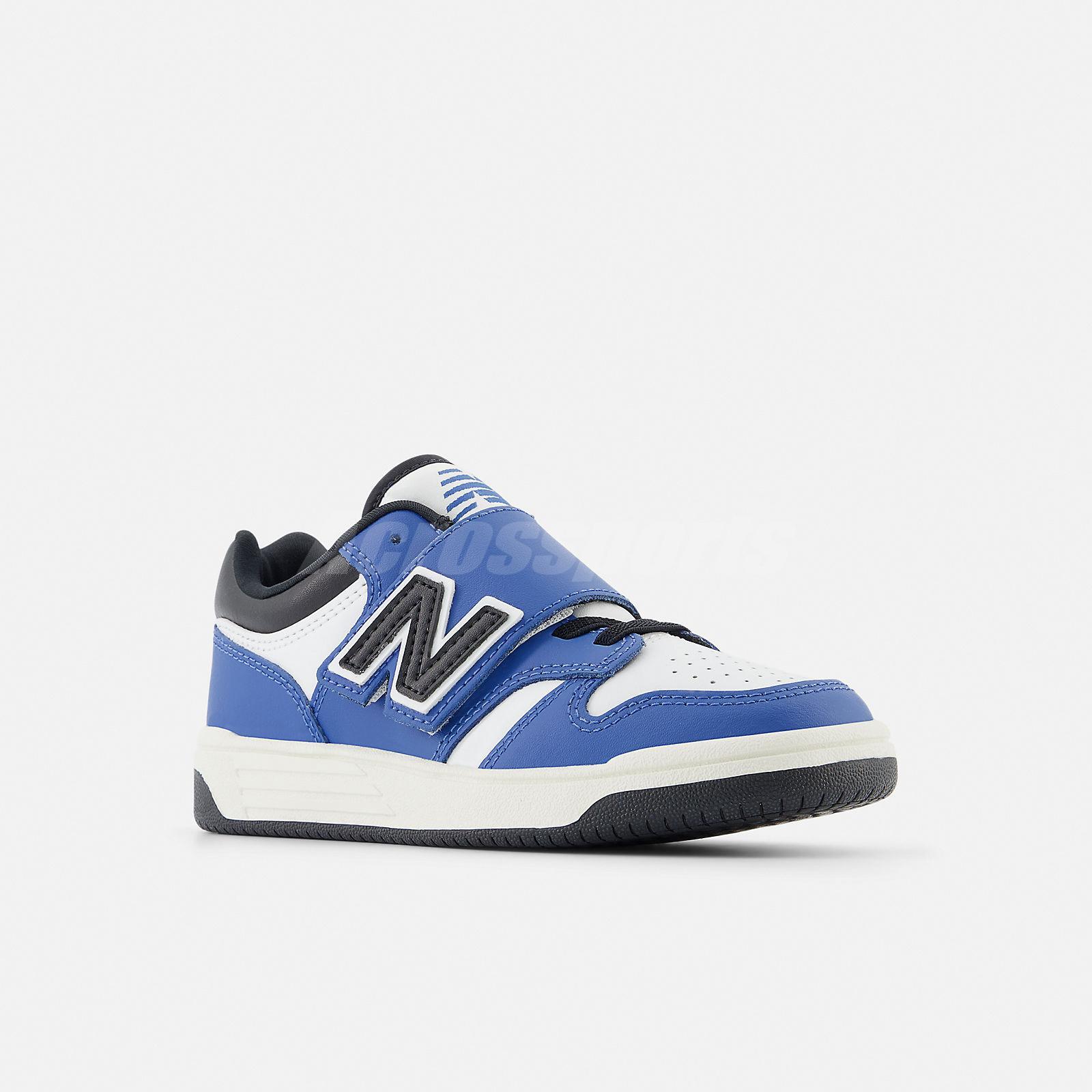 New Balance BB 480 Low Wide NB Синий Белый черный для детей дошкольного возраста Повседневный PHB480TB-W