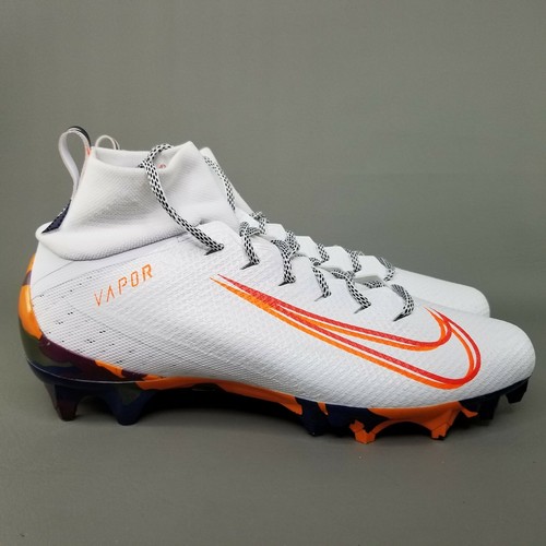 blue and silver football cleats