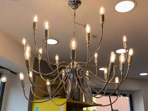LAMPADARIO KARE DESIGN CON LAMPADINE - Foto 2 di 4