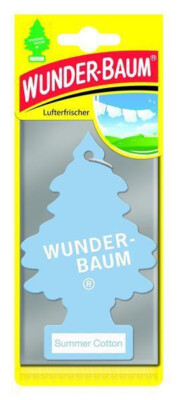 1 X WUNDERBAUM SUMMER COTTON Lufterfrischer Audi Jeep Omoda