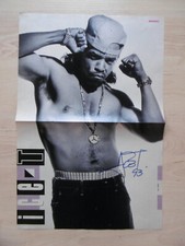 Ice-T autograph signed 28x42 cm poster folded