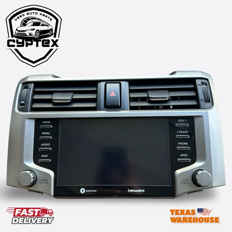 2020-2024 丰田 4 RUNNER 收音机音频显示带接收器 CARPLAY 8614035440 — 第 4/4 张图片