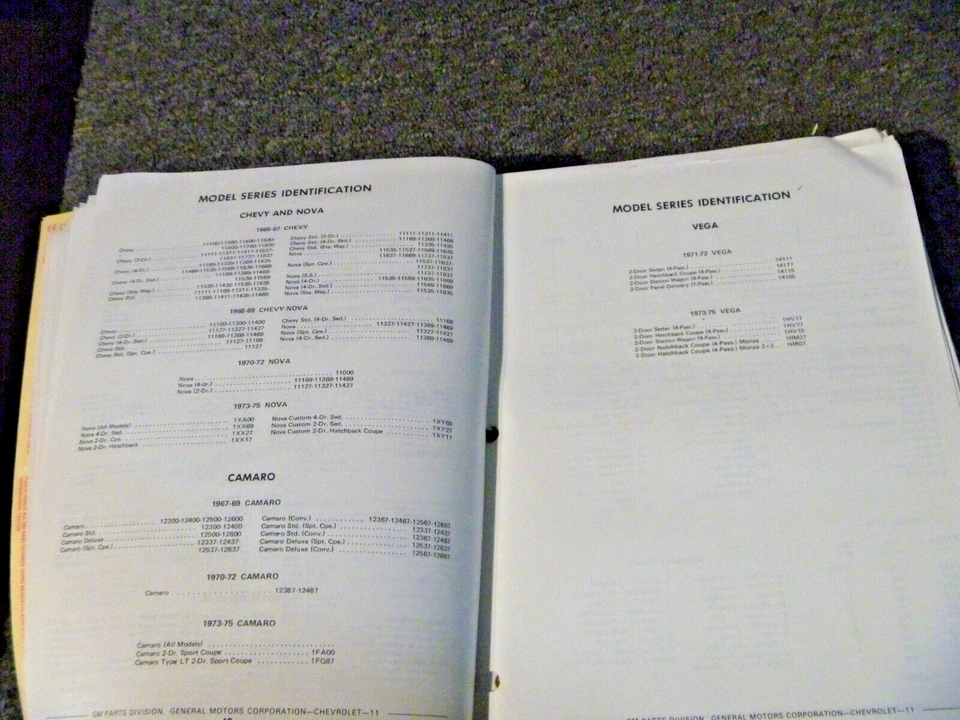 Chevrolet Caprice Estate Wagon 1973-1975 manual de catálogo de piezas 1974 Foto 4 de 4