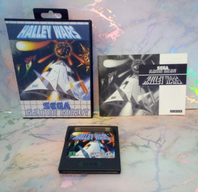 Sega Game Gear Halley Wars Boxed Neu Clam Case