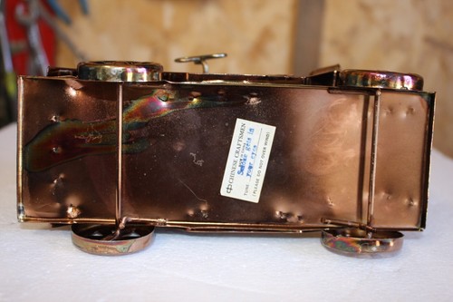 Camión de bomberos de cobre artesano chino ¡¡¡caja de música probada y funcionando!!!¡! - Imagen 6 de 7