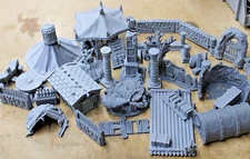 Random 1 lb. Lot of Factory Rejects Miniature Scenery Terrain Kitbashing B st