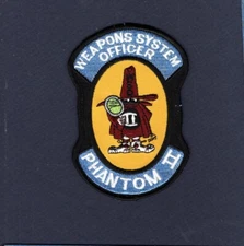 F-4 PHANTOM WSO Weapons System Officer USAF ANG Squadron Patch