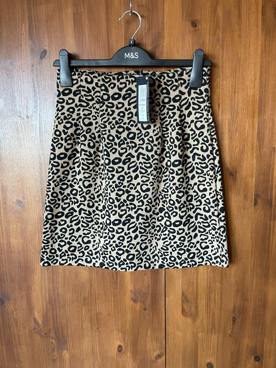 Leopard top jersey skirt