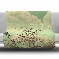 East Urban Home Birds Of A Feather By Sylvia Coomes Fleece Blanket on sale East Urban Home Birds Of A Feather By Sylvia Coomes Fleece Blanket on sale