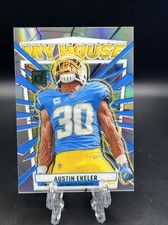 2023 Panini Clearly Donruss Austin Ekeler My House Green SP #18/49