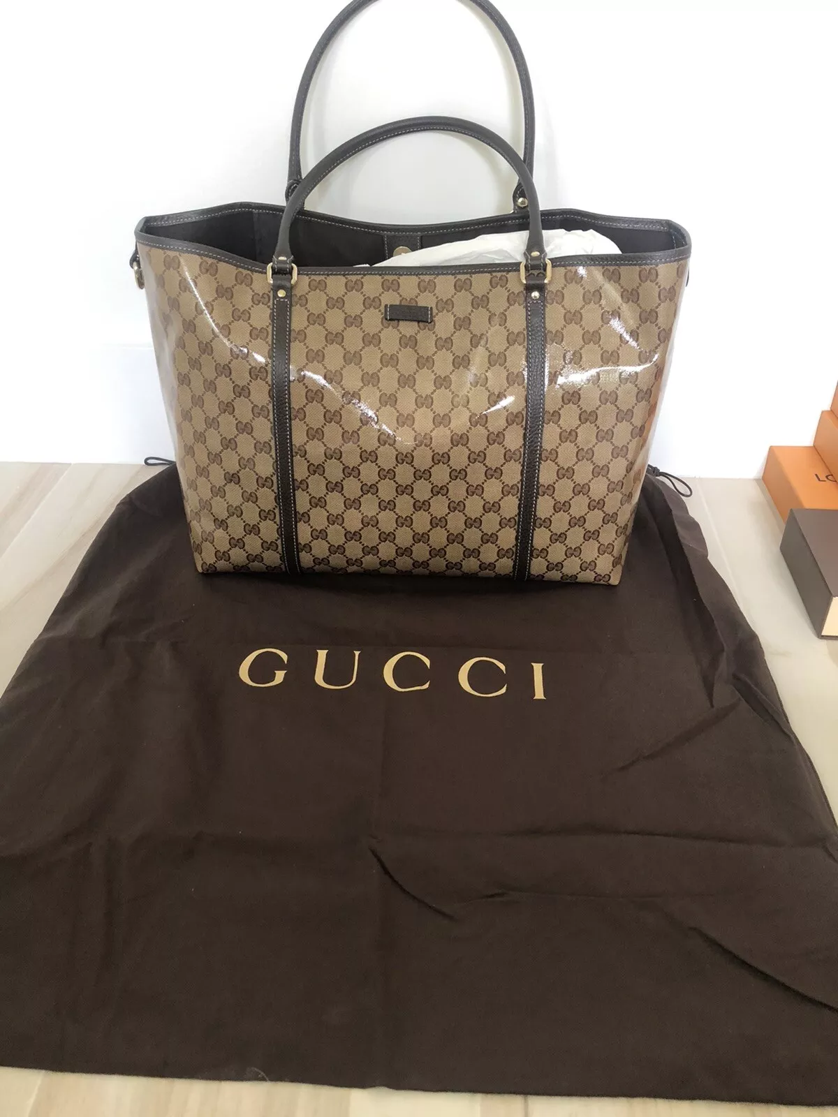 Sac fourre tout Gucci GG Supreme