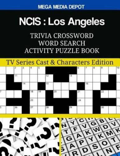 NCIS Los Angeles Trivia Crossword Word Search Activity Puzzle Book 