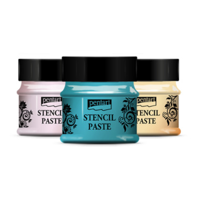 Pentart Schablonenpaste sehr cremig streichfähig 50ml