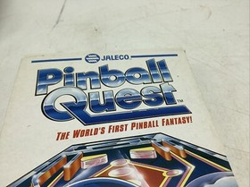 Pinball Quest NES Nintendo Authentic! Cartridge, Box, Styrofoam & sleeve Rare!