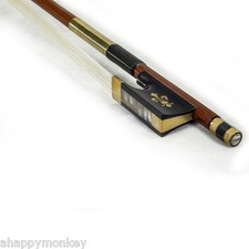 High Quality New 4/4 Size Violin Bow Brazilwood Fully-Line Abalone Gold Wrap