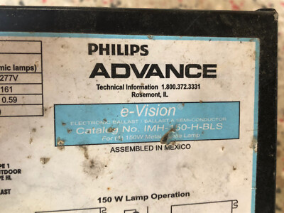 PHILIPS ADVANCE PHILIPS ADVANCE 39 W, 1 Lamp HID Ballast (IMH 39 G BLS
