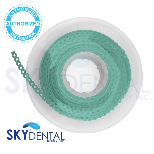 Elastic Power Chain Dental Orthodontic Rubber Braces Bands Short/Long 15' Spool - Picture 35 of 42