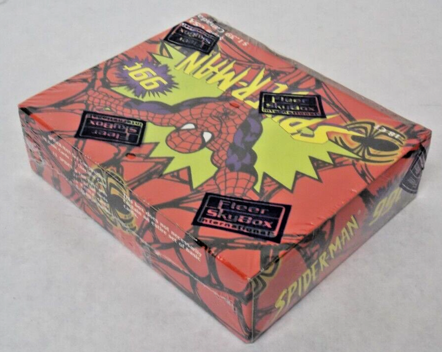 1997 Fleer Skybox スパイダーマン marvel BOX Spiderman Marvel Fleer SkyBox International 1997 18 Packs