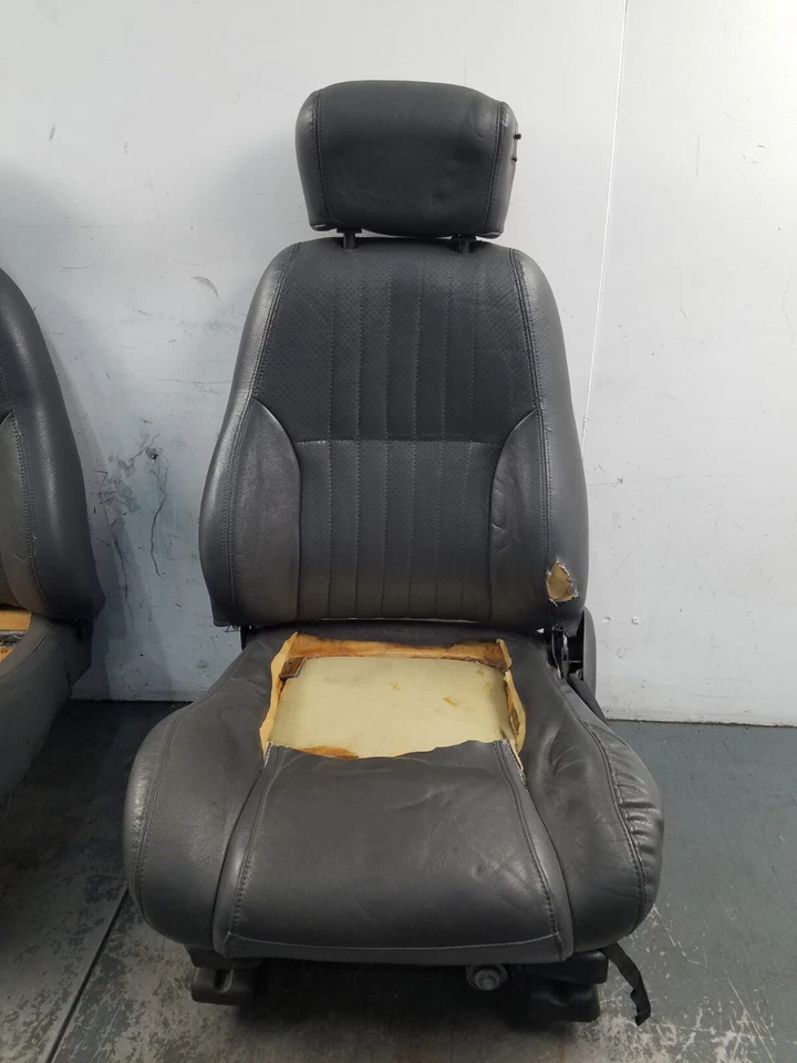 Pontiac Trans Am 1998 juego de asientos delanteros de cuero gris - ** #2430 J5 Foto 3 de 4